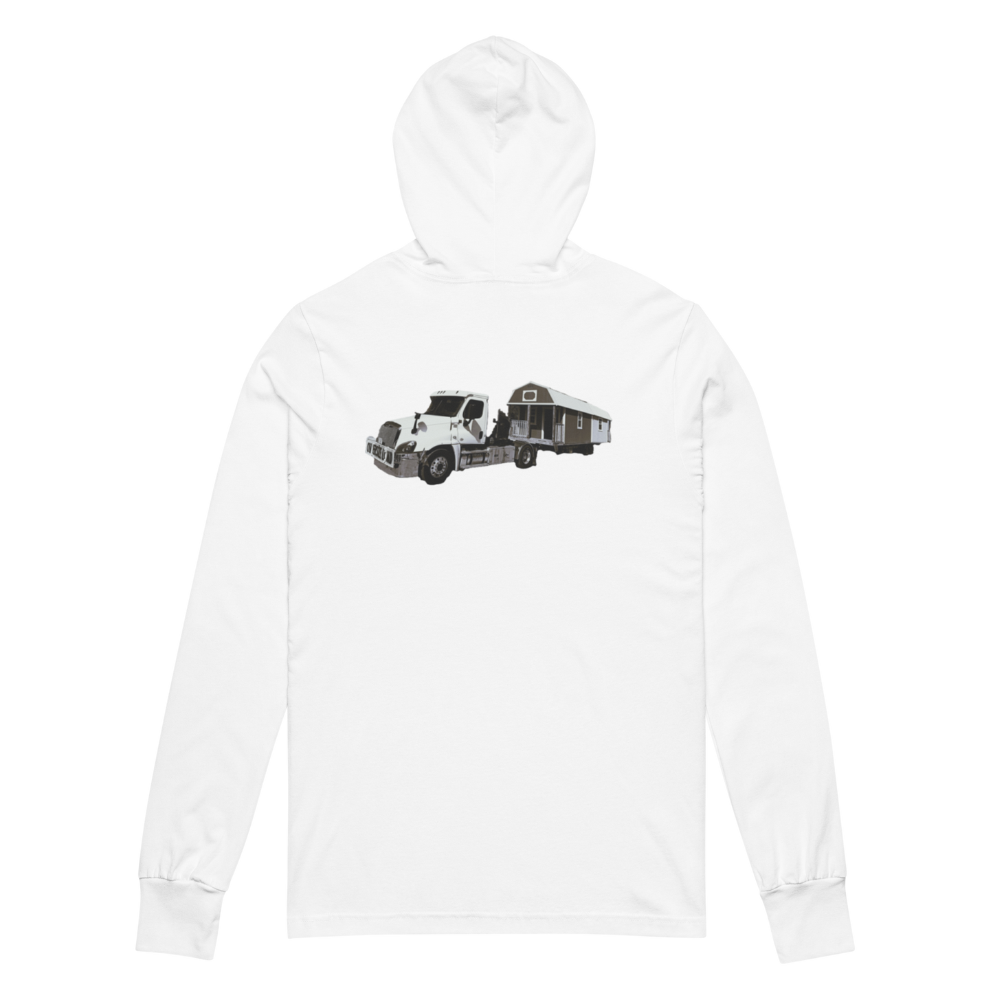 Hooded long-sleeve tee