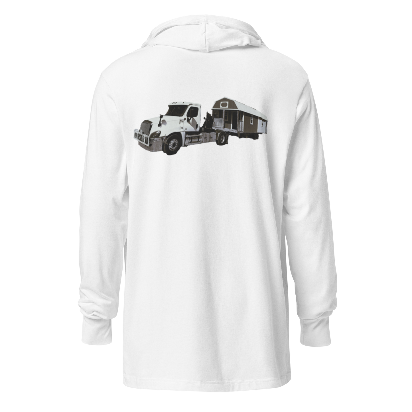 Hooded long-sleeve tee